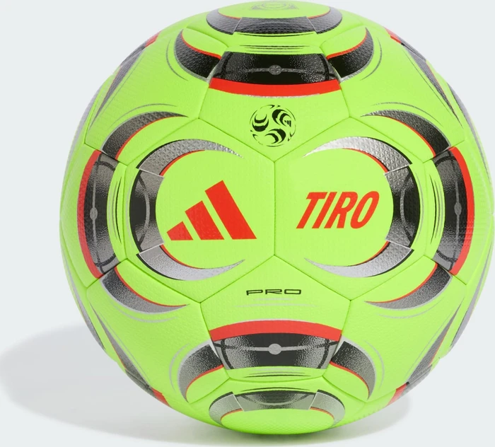adidas Tiro Pro Fußball lucid lemon/black/lucid red/iron metallic