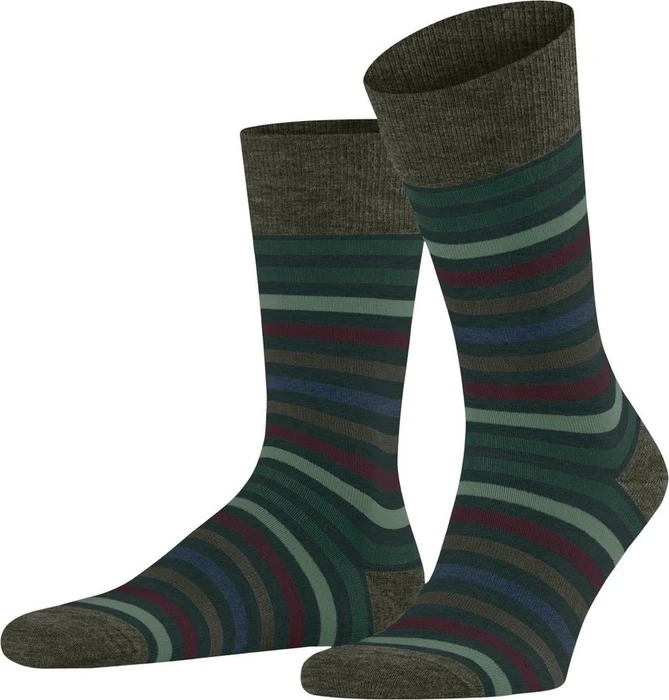 Falke Tinted Stripe Socken wald (Herren)