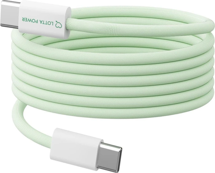 Lotta Power Magnetisches USB-C Kabel 100W grün