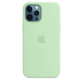 Apple Silikon Case mit MagSafe für iPhone 12 Pro Max Pistazie