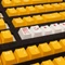 Ducky Keycap Set, Kunststoff (PBT) Double-Shot, weiß/gelb, 109 Tasten, ISO-DE Vorschaubild