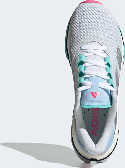 adidas Adistar Byd cloud white/silver metallic/flash aqua (Damen)