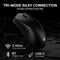 Redragon K1NG Max M918 Pro 1KHz Wireless, schwarz, USB/Bluetooth Vorschaubild