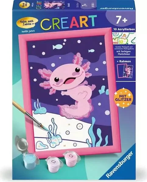 Ravensburger Malen nach Zahlen Axolotl