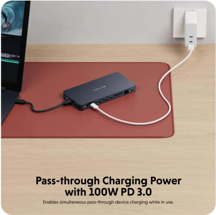 Hyper HyperDrive 10-Port USB-C Docking Station, anthrazit, USB-C 3.1 [Buchse]
