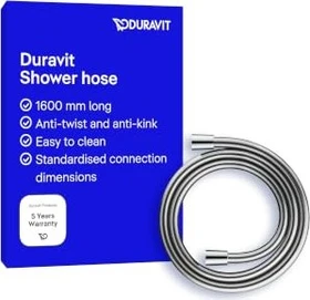 Duravit Universal Brauseschlauch 1.6m chrom hochglanz