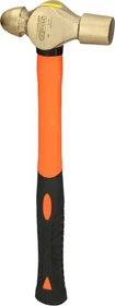 KS Tools BRONZEplus Schlosserhammer Fiberglasstiel, 600g englische Form