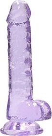 Shots Toys RealRock Crystal Clear Dildo 7"