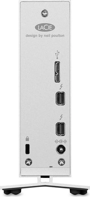 LaCie d2 Thunderbolt 2, 6TB, USB-B 3.0/Thunderbolt 2 / Mini DisplayPort 1.2