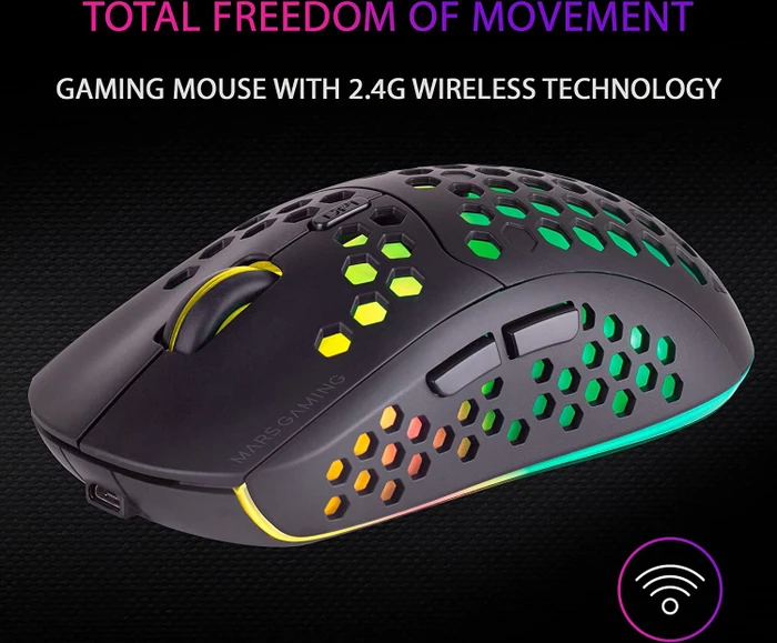 Mars Gaming MMW3 Wireless schwarz, USB