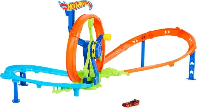 Mattel Hot Wheels Schnellstart- und Looping Spielset