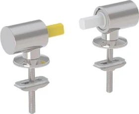 Geberit Set Scharniere für WC-Sitz mit Absenkautomatik, verchromt