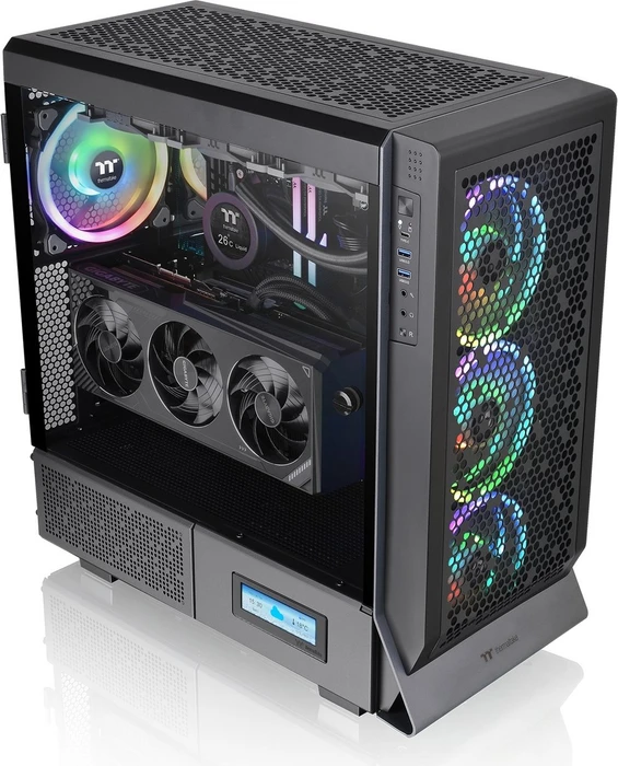 Thermaltake Ceres 500 TG ARGB, schwarz, Glasfenster