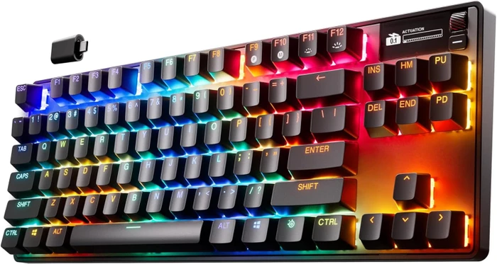 SteelSeries Apex Pro TKL Wireless Gen 3, schwarz, OmniPoint 3.0, USB/Bluetooth, US