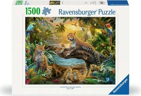 Ravensburger Puzzle Leopardenfamilie im Dschungel