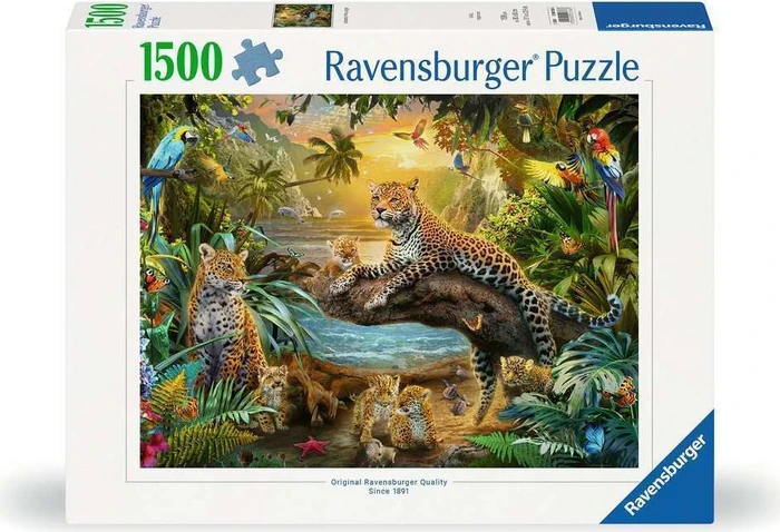 Ravensburger Puzzle Leopardenfamilie im Dschungel