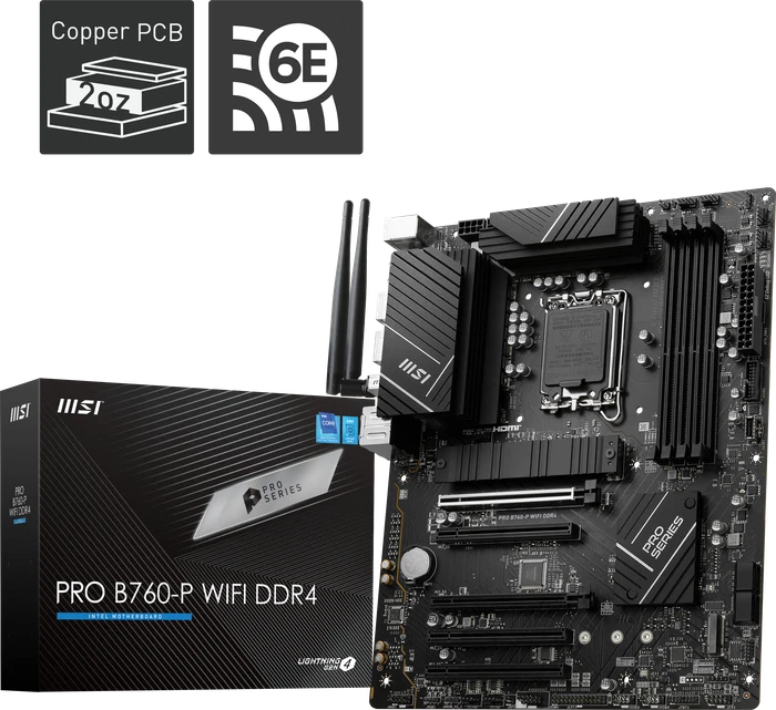 MSI PRO B760-P WIFI DDR4 (Intel 1700)