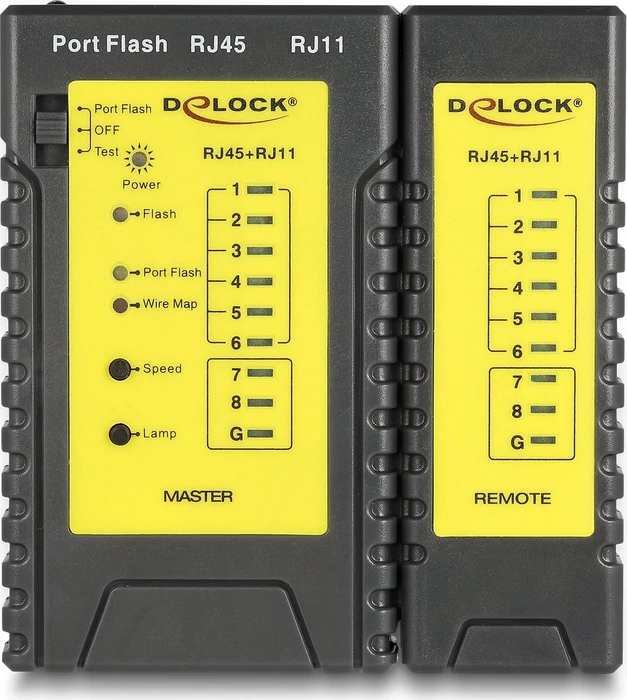 DeLOCK Kabeltester RJ45 / RJ12 + Portfinder