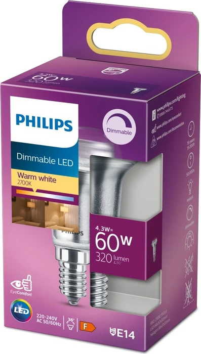 Philips CorePro LEDspot Reflektor R50 E14 ND 4.3-60W/827 36D