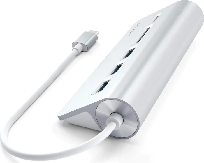 Satechi USB-C Combo Hub, silber, USB-C 3.0 [Stecker]