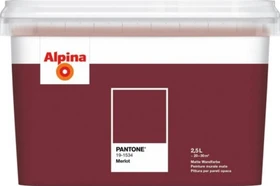 Alpina Farben Pantone Innenfarbe 19-1534 merlot, 2.5l