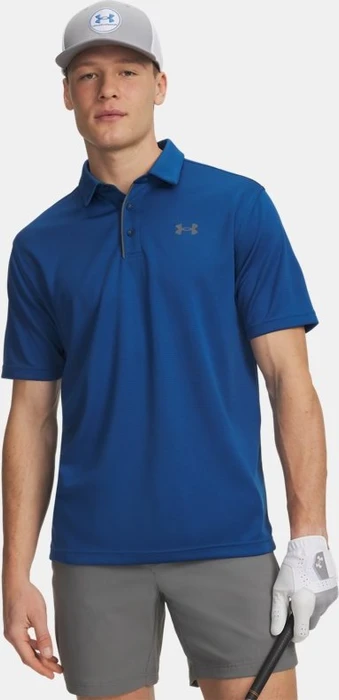Under Armour Tech Poloshirt kurzarm varsity blue/pitch gray (Herren)