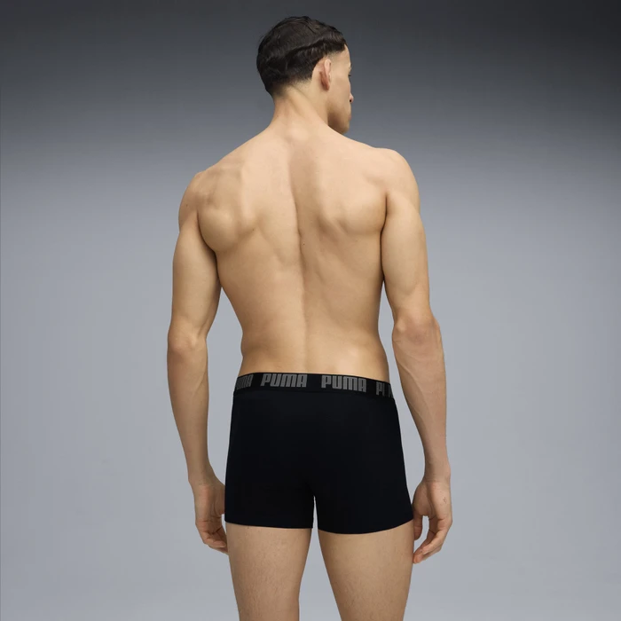 Puma 2er Boxer Briefs grey melange / black (Herren)