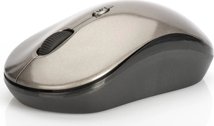 Ednet Kabellose Notebook Maus, schwarz/anthrazit, USB