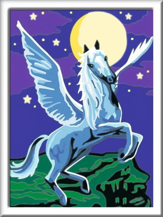 Ravensburger Malen nach Zahlen Pegasus im Mondschein
