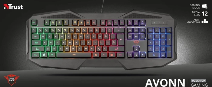 Trust Gaming GXT 830-RW Avonn schwarz, USB, DE
