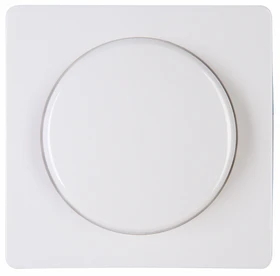 Kopp Paris Dimmer-Abdeckung für Druck-Wechseldimmer, arktisweiß