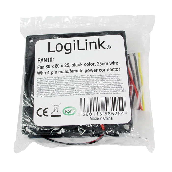 LogiLink FAN101, 80mm