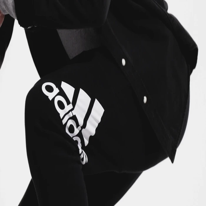 adidas Essentials French Terry Tapered Cuff Logo Trainingshose lang schwarz (Herren)