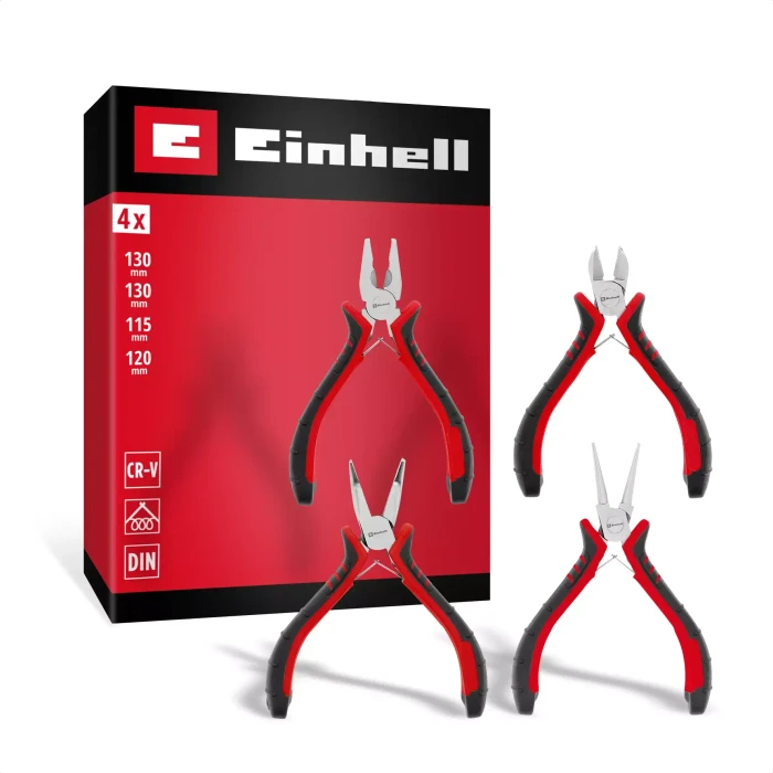 Einhell Feinmechaniker Zangensatz, 4-tlg.