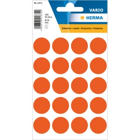Herma Markierungspunkte 19mm rot, 50 Blatt