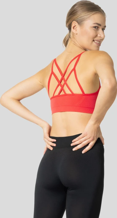 Odlo Seamless Soft Sport-BH cayenne/grey melange (Damen)