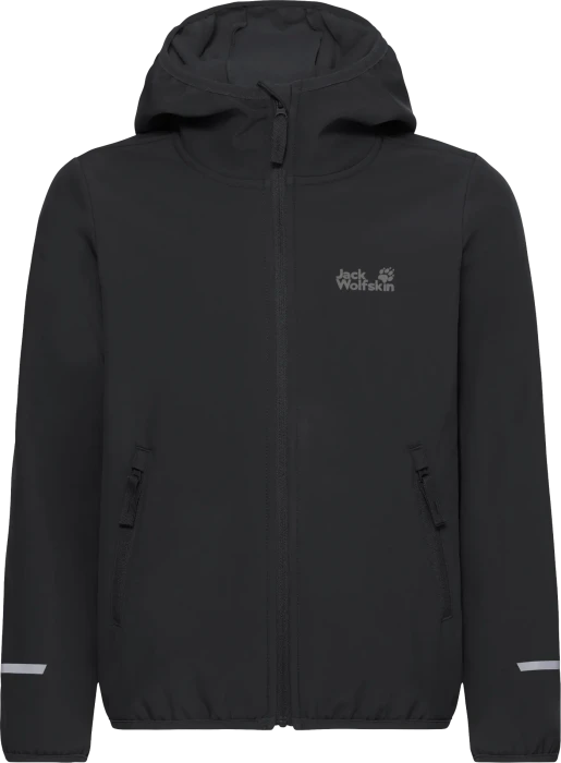 Jack Wolfskin Fourwinds Funktionsjacke schwarz (Junior)