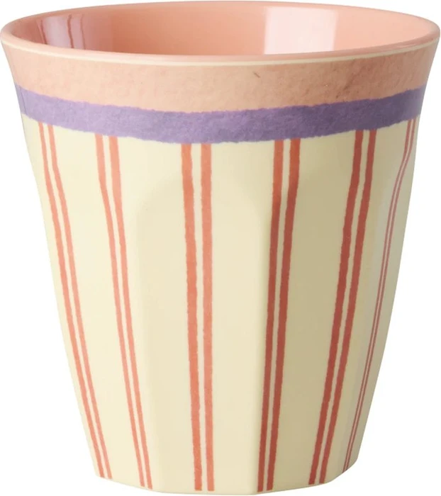 Rice by Rice Kinderbecher medium stripey love (MELCU-STLO)