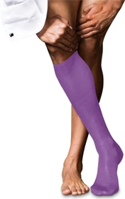 Falke No. 9 Pure Fil d'Écosse Socken violett (Herren)