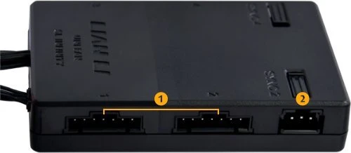 Lian Li Uni Fan SL-Infinity SL-INF120 ARGB Reverse Blade, schwarz, LED-Steuerung, Lüftersteuerung, 120mm, 3er-Pack