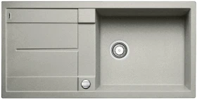 Blanco Metra XL 6 S Einbau Becken reversibel mit Ablauffernbedienung perlgrau
