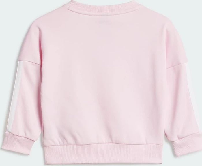 adidas Essentials Trainingsanzug clear pink/white (Junior)