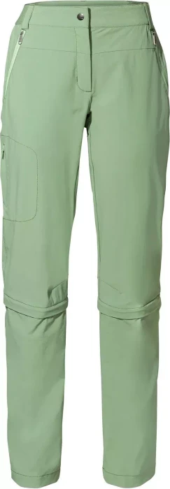 Vaude Farley Stretch Capri T-Zip III Zip-Off Hose lang willow green (Damen)
