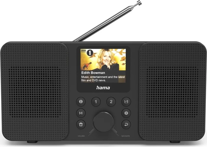 Hama Dir10" digital radio, dab+/internet radio/bluetooth rx/app Image