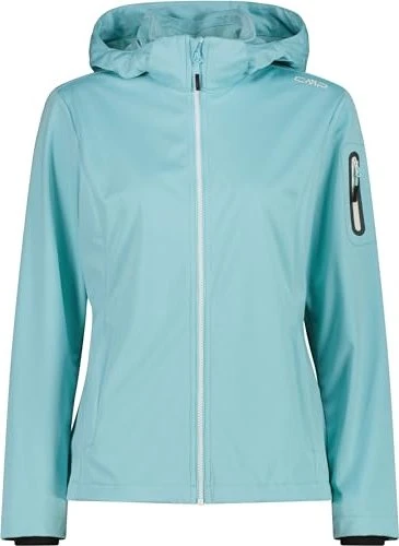 CMP Zip Hood Softshell Funktionsjacke lagoon (Damen)
