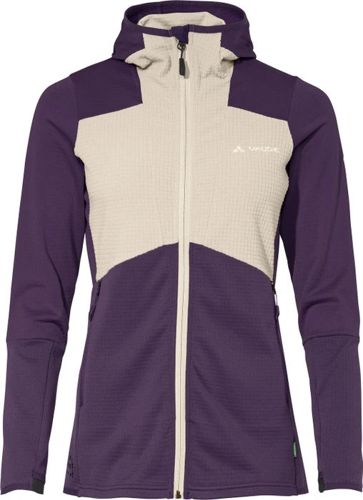 Vaude Monviso Grid Fleece Funktionsjacke eggplant (Damen)
