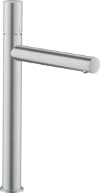 Hansgrohe Axor Uno Waschbeckenarmatur 260 mit Zerogriff für Aufsatzwaschtische und Ablaufgarnitur brushed chrome