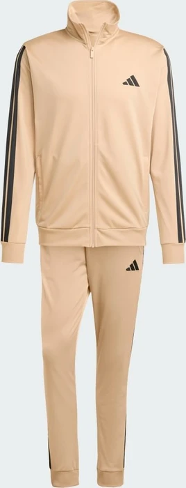 adidas Basic 3-Streifen Tricot Trainingsanzug warm sandstone (Herren)