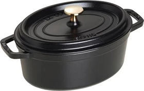 Zwilling Staub Cocotte Schmortopf oval 29.2x23cm 2.35l schwarz