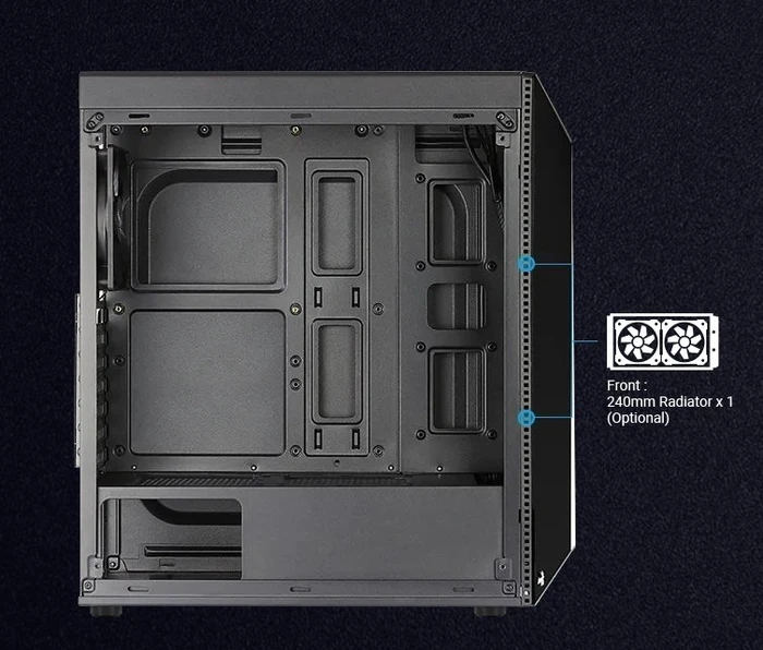 AeroCool Shard, Glasfenster